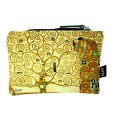 MONEDERO TELA CON CREMALLERA ARBOL DE LA VIDA KLIMT | ENESCO